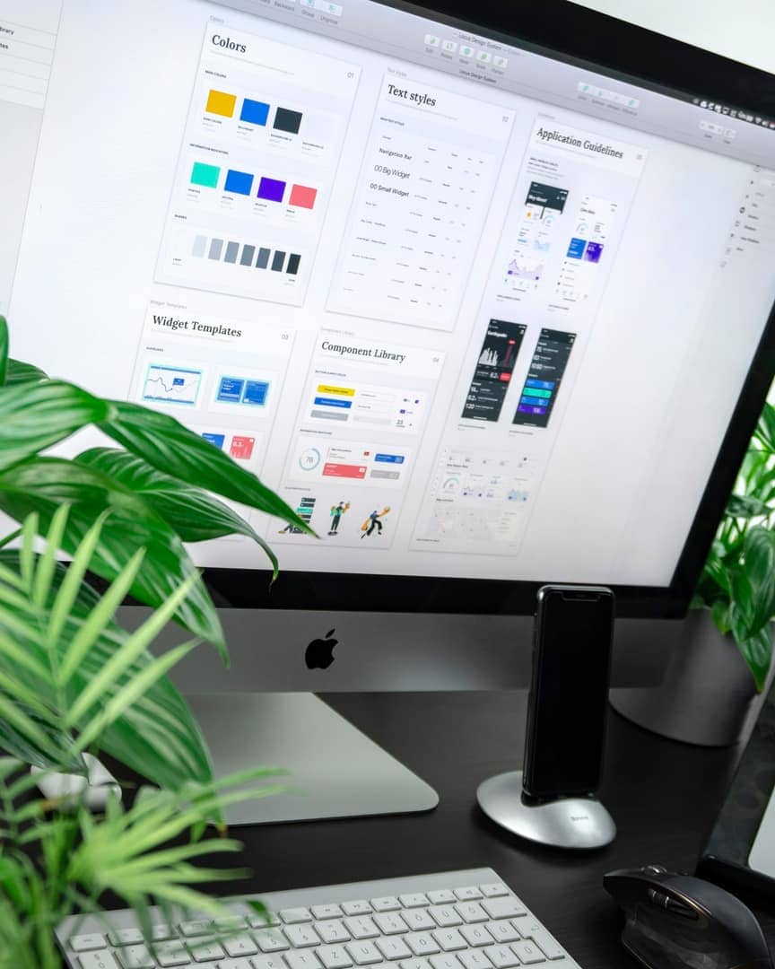 Creative workspace representing portfolio projects